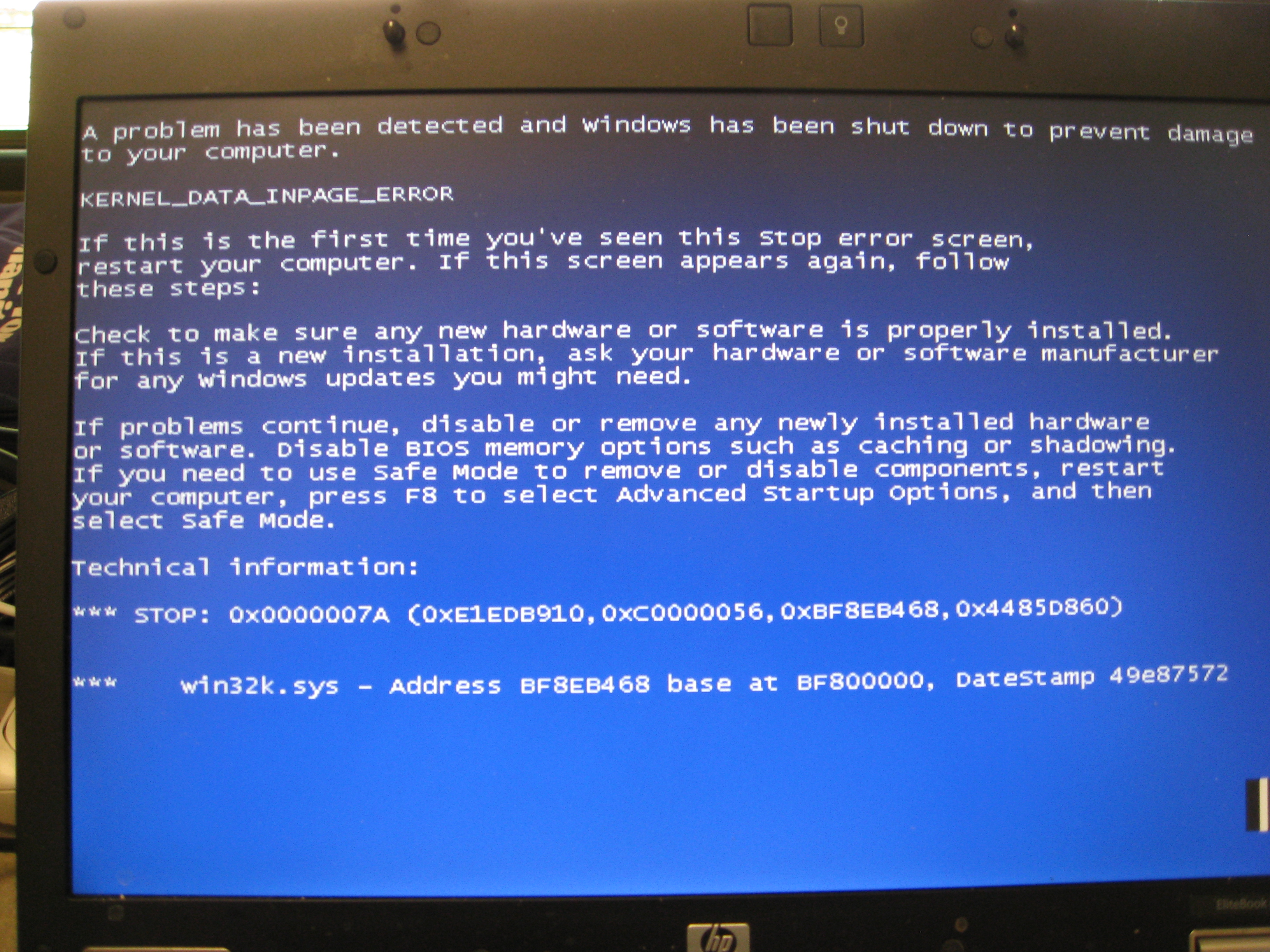 Windows 10 Blue Screen of Death